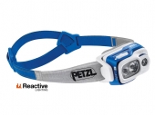 Мощна челна лампа Petzl Swift RL, мощност 900 лумена, тегло 100 гр.